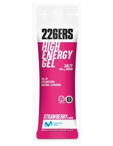 Gel Energético 226ERS Fresa Salada 76g | Nutrición Ciclismo