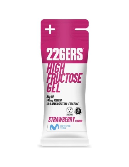 Gel High Fructose 226ERS Fresa 44g | 33bike.es