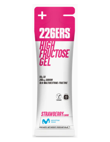 Gel High Fructose 226ERS Fresa 80g | Nutrición Ciclismo