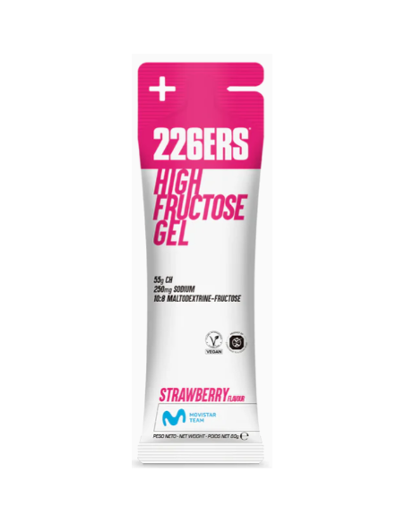 Gel High Fructose 226ERS Fresa 80g | Nutrición Ciclismo