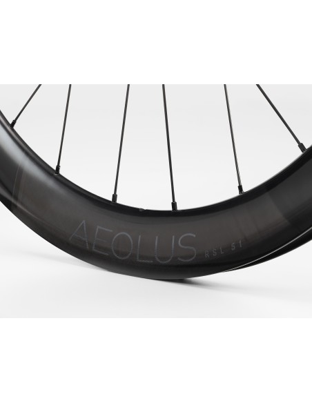 Rueda Delantera Bontrager Aeolus Rsl 51 Tlr Disc 12t Negro