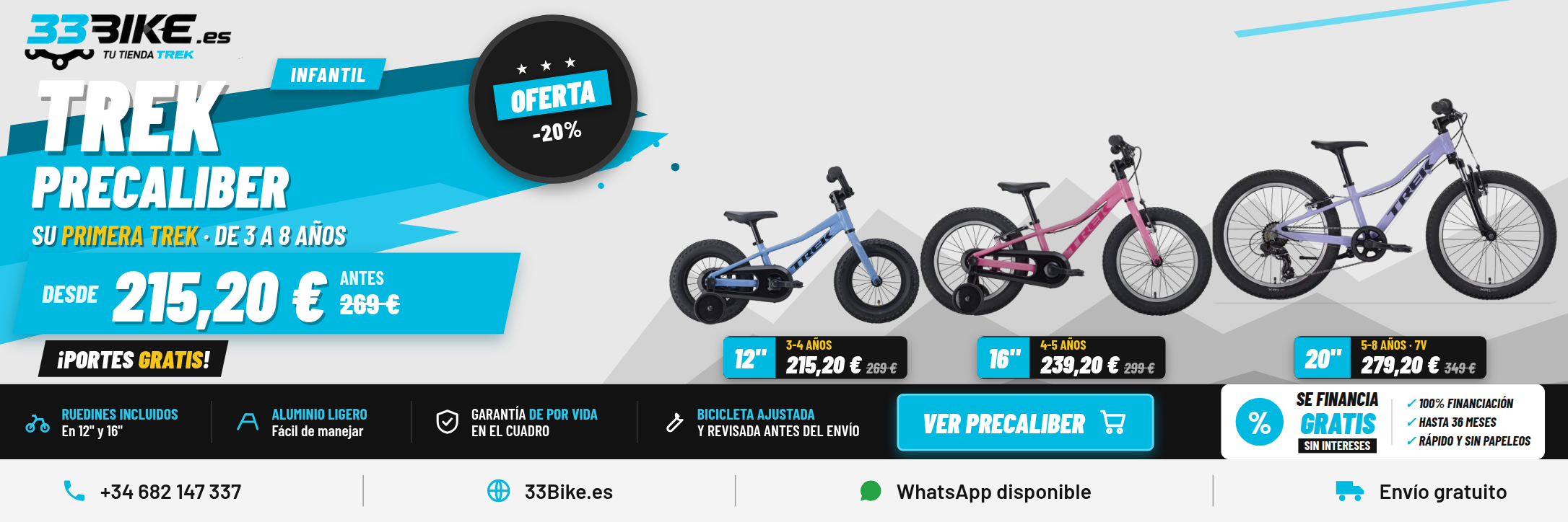 precaliber infantil