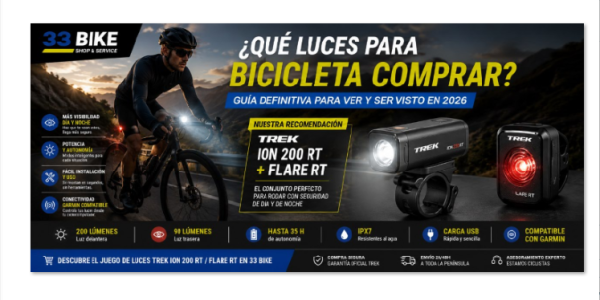 ¿Qué luces para bicicleta comprar? Guía definitiva para ver y ser visto en 2026