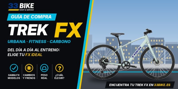Guía de compra Trek FX: urbana, fitness o carbono, elige tu híbrida ideal