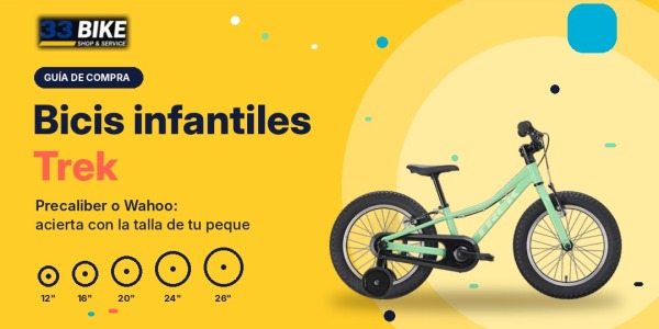 Guía de compra de bicis infantiles Trek: Precaliber o Wahoo y qué talla elegir